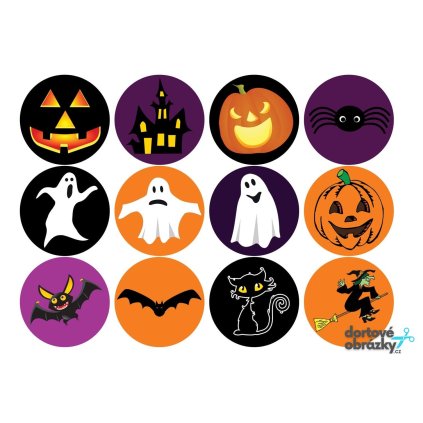 HALLOWEEN MIX (Zvolte PODKLAD FONDÁNOVÝ DECORLIST ✴️)