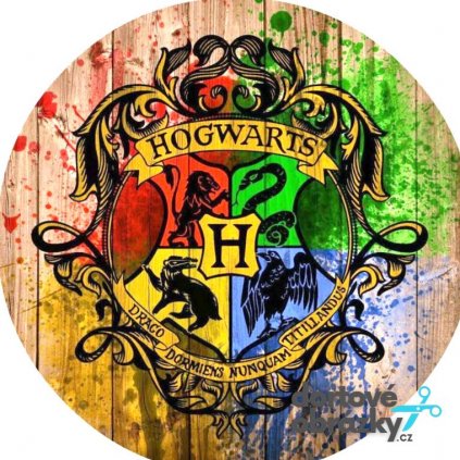 HARRY POTTER (Zvolte VELIKOST průměr 20 cm ☝, Zvolte PODKLAD FONDÁNOVÝ DECORLIST ✴️)