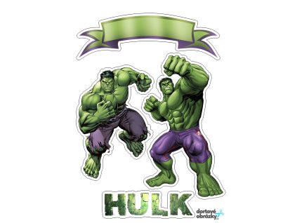 HULK (Zvolte PODKLAD FONDÁNOVÝ DECORLIST ✴️)