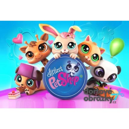 LITTLEST PET SHOP (Zvolte PODKLAD FONDÁNOVÝ DECORLIST ✴️)