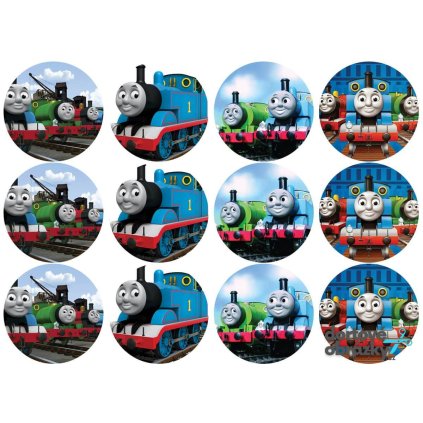 Jedlý papír  MAŠINKA TOMÁŠ (● materiál FONDÁNOVÝ DECORLIST ✴️)