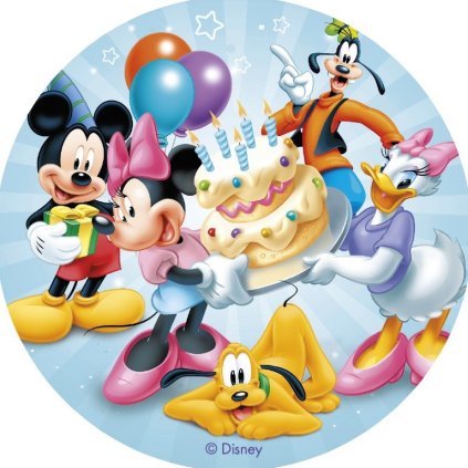 Jedlý papír  MICKEY MOUSE - NAROZENINY