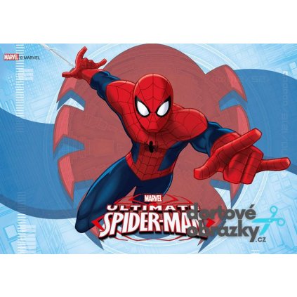 SPIDERMAN (Zvolte VELIKOST formát A4 ☝, Zvolte PODKLAD FONDÁNOVÝ DECORLIST ✴️)