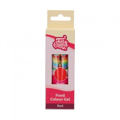Gelová barva červená 30g - FunCakes  | Skvělé pro Váš domácí dort