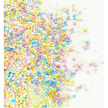 Zdobení vícebaravné mini perličky - máček 90g 0015 - Happy Sprinkles  | Skvělé pro Váš domácí dort