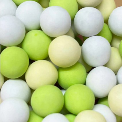 Čokoládové kuličky 70g zeleno bílé - Scrumptious  | Skvělé pro Váš domácí dort