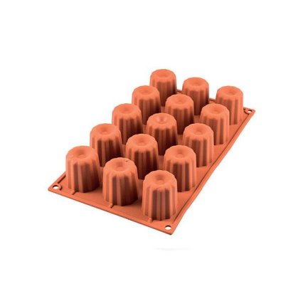 Silikonová forma Canelé 4,5x4,5cm 900ml - Silikomart  | Cukrářské potřeby