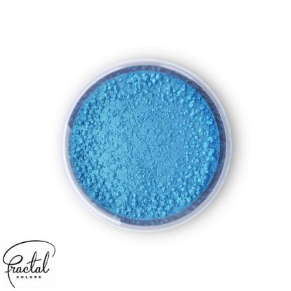 Jedlá prachová barva Fractal - Adriatic Blue (2 g) ♡