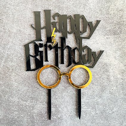 Zápich do dortu Harry Potter 14x10cm - Cakesicq  | Cukrářské potřeby