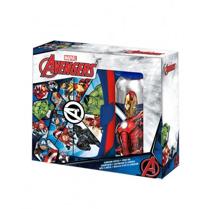 Euroswan Set box na svačinu + láhev - Avengers |  /SK-8435507855075