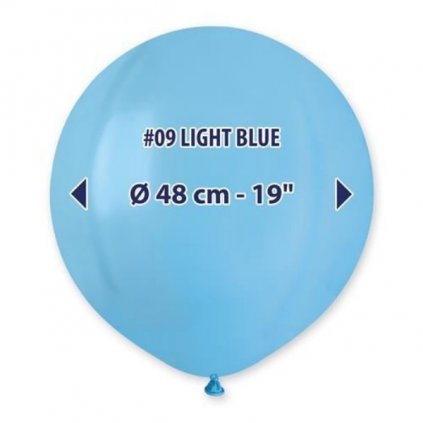 Balonek světle modrý 48 cm  /BP
