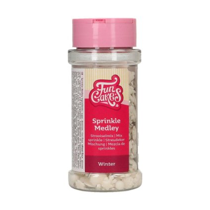 Cukrové zdobení bílá zima 50g - FunCakes | Skvělé pro Váš domácí dort