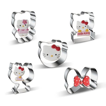 Vykrajovátka Hello Kitty 5ks - Cakesicq  | Cukrářské potřeby