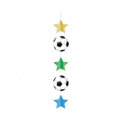 Závěsná dekorace fotbal 150 cm  /BP