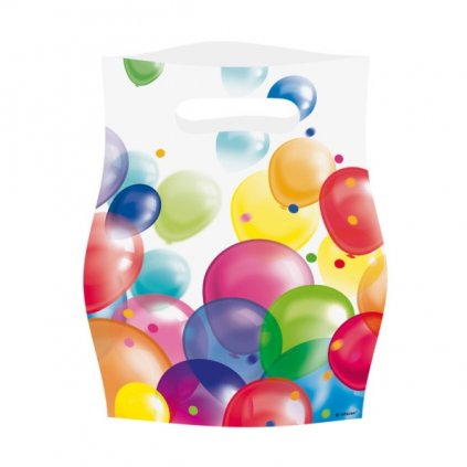 Party tašky s balonky 8 ks  /BP