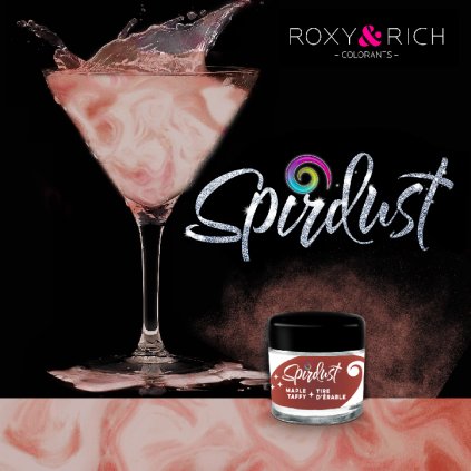 Metalická barva do nápojů Spirdust javorová1,5g - Roxy and Rich  | Skvělé pro Váš domácí dort