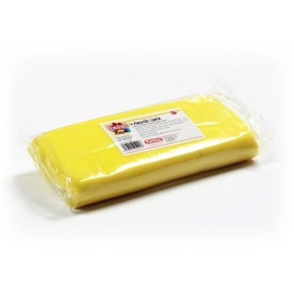 Potahovací hmota 1 Kg - citrónově žlutá - Kelmy  | Skvělé pro Váš domácí dort