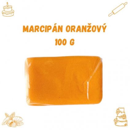 Marcipán oranžový (100 g) /D_6042-03