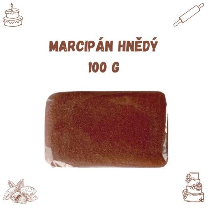Marcipán hnědý (100 g) ♡