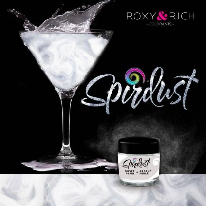 Metalická barva do nápojů Spirdust perleťová 1,5g - Roxy and Rich  | Skvělé pro Váš domácí dort