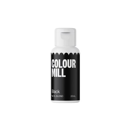 Colour Mill olejová barva Black (20 ml) ♡