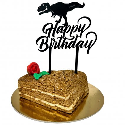 16343 dortova dekorace happy birthday dinosaurus