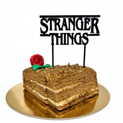 Zapichovací ozdoba na dort STRANGER THINGS