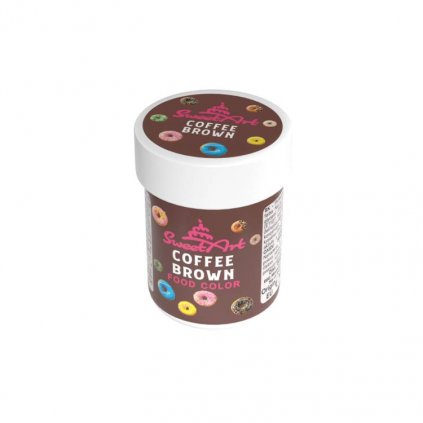 SweetArt gelová barva Coffee Brown (30 g) /D_BGL-063