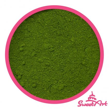SweetArt jedlá prachová barva Moss Green mechově zelená (2,5 g) /D_BED-037
