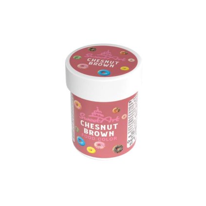 SweetArt gelová barva Chestnust Brown (30 g) ♡