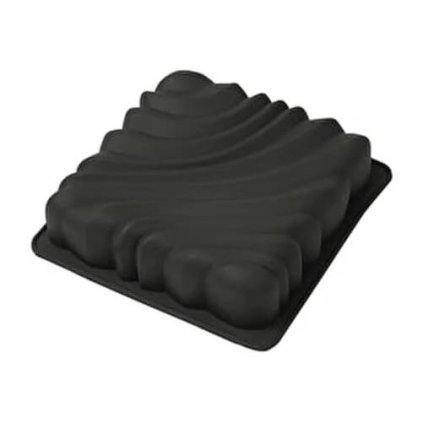 Cesil Silikonová forma na pečení/na mražené dezerty Čtverec se vzorem ♡