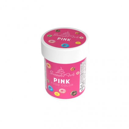 SweetArt gelová barva Pink (30 g) /D_BGL-052