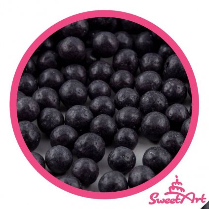 SweetArt cukrové perly černé 7 mm (80 g) /D_BPRL-001.7008