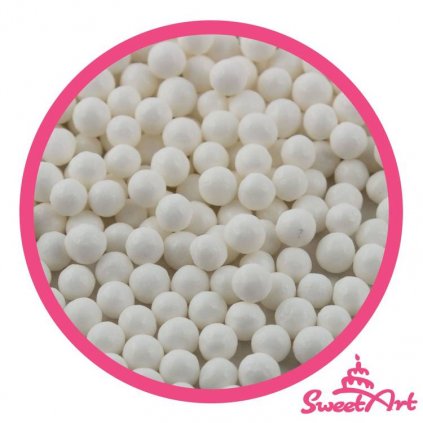 SweetArt cukrové perly bílé 5 mm (80 g) /D_BPRL-002.5008