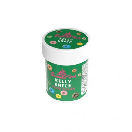 SweetArt gelová barva Kelly Green (30 g) /D_BGL-035