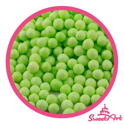 SweetArt cukrové perly světle zelené 5 mm (1 kg) /D_BPRL-031.5100