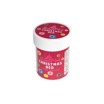 SweetArt gelová barva Christmas Red (30 g) ♡