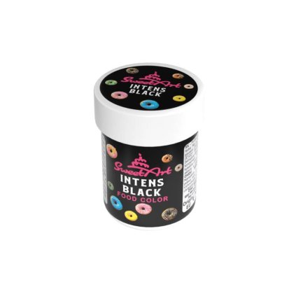 SweetArt gelová barva Intense Black (30 g) ♡