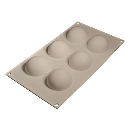 Cesil Silikonová forma na pečení/na mražené dezerty Polokoule 6 cm (na 6 ks) ♡