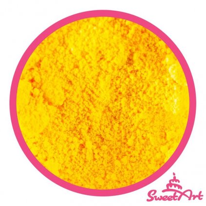 SweetArt jedlá prachová barva Canary Yellow kanárkově žlutá (2,5 g) /D_BED-004