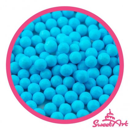 SweetArt cukrové perly nebesky modré 7 mm (1 kg) /D_BPRL-021.7100