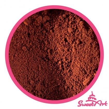SweetArt jedlá prachová barva Chocolate Brown čokoládově hnědá (2,5 g) /D_BED-061