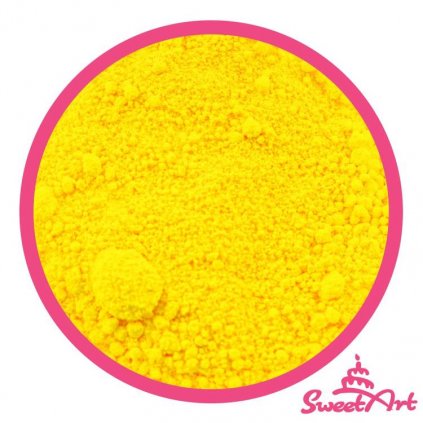 SweetArt jedlá prachová barva Lemon Yellow citronově žlutá (2,5 g) /D_BED-002