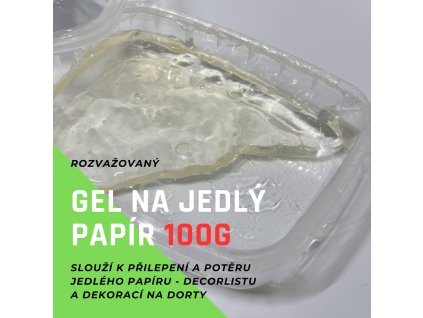 Gel na jedlý papír