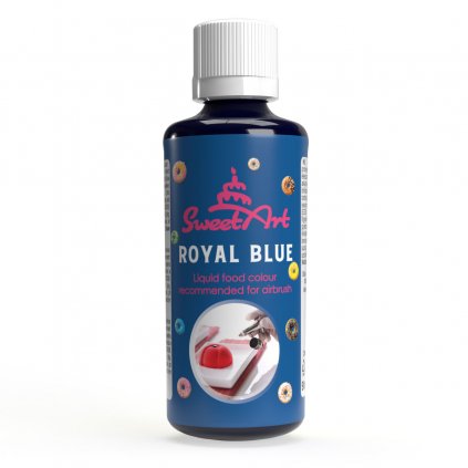 SweetArt airbrush barva tekutá Royal Blue (90 ml) /D_BAE-023