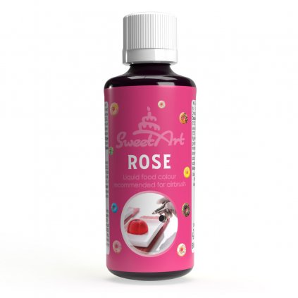 SweetArt airbrush barva tekutá Rose (90 ml) /D_BAE-051