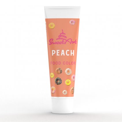 SweetArt gelová barva tuba Peach (30 g) /D_BCP-042