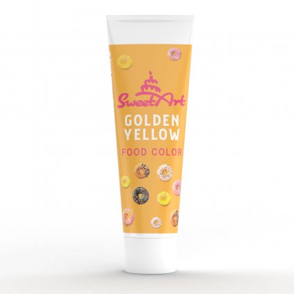 SweetArt gelová barva tuba Golden Yellow (30 g) /D_BCP-004