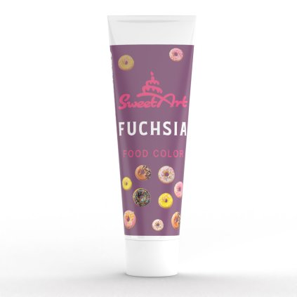 SweetArt gelová barva tuba Fuchsia (30 g) ♡