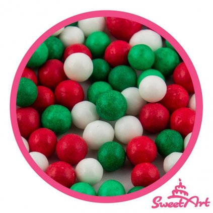 SweetArt cukrové perly Christmas mix 7 mm (1 kg) /D_BPRL-105.7100